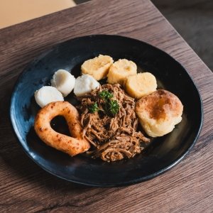 Carne desmechada Desayuno